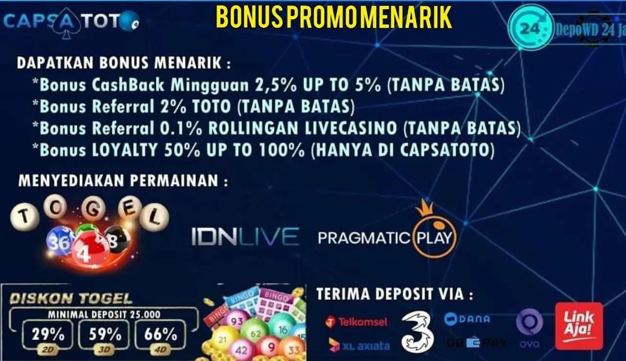 CAPSATOTO SITUS AMAN DAN BANDAR AMAN DAN TERPERCAYA